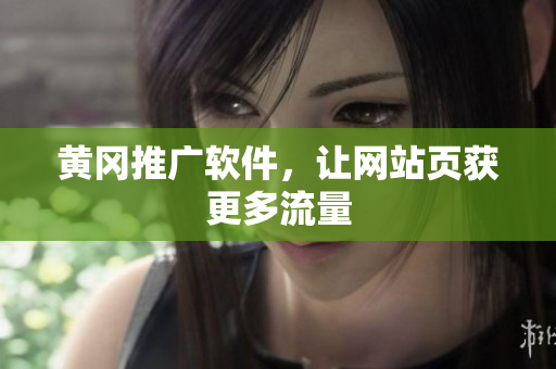 黄冈推广软件，让网站页获更多流量