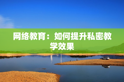 网络教育：如何提升私密教学效果