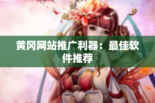 黄冈网站推广利器：最佳软件推荐
