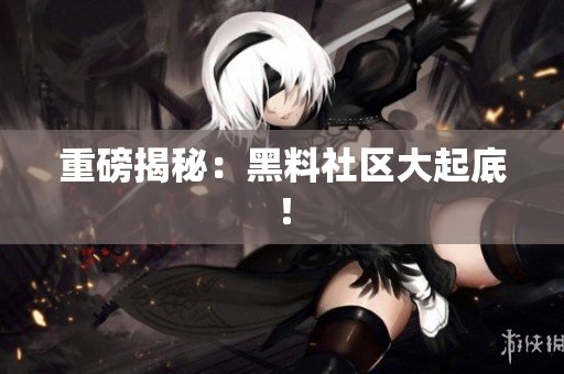 重磅揭秘：黑料社区大起底！