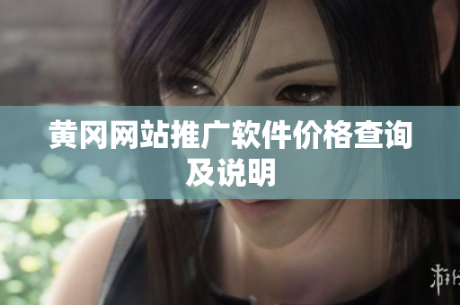 黄冈网站推广软件价格查询及说明