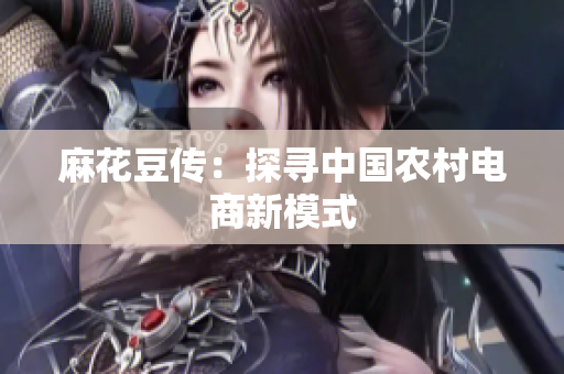 麻花豆传：探寻中国农村电商新模式
