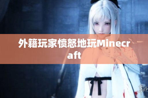 外籍玩家愤怒地玩Minecraft