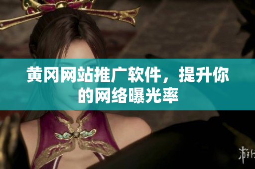 黄冈网站推广软件，提升你的网络曝光率