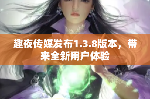 趣夜传媒发布1.3.8版本，带来全新用户体验