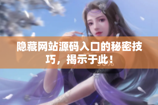 隐藏网站源码入口的秘密技巧，揭示于此！