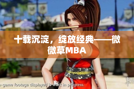 十载沉淀，绽放经典——微微草MBA
