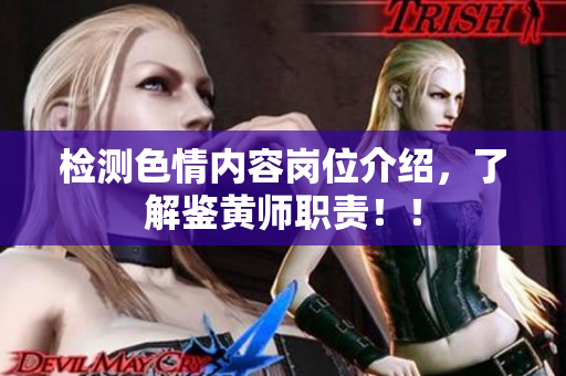 检测色情内容岗位介绍，了解鉴黄师职责！！