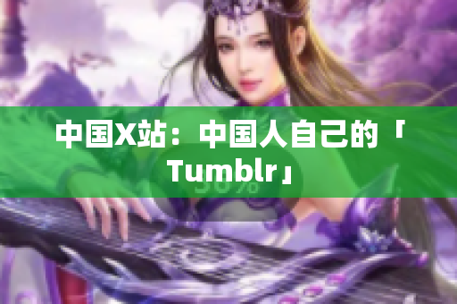 中国X站：中国人自己的「Tumblr」