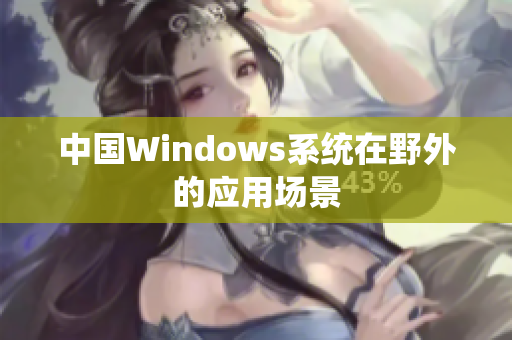 中国Windows系统在野外的应用场景