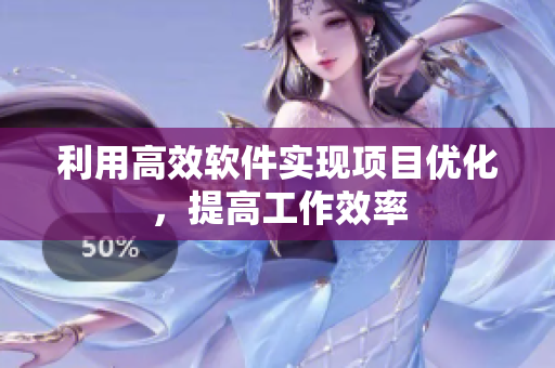 利用高效软件实现项目优化，提高工作效率