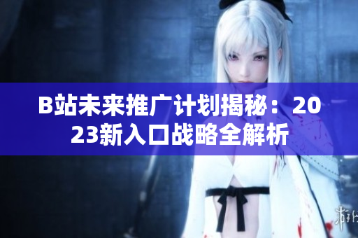 B站未来推广计划揭秘：2023新入口战略全解析