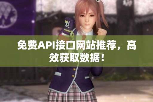 免费API接口网站推荐，高效获取数据！