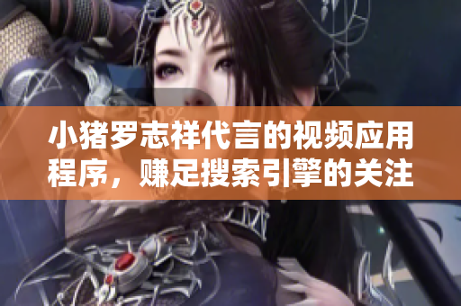 小猪罗志祥代言的视频应用程序，赚足搜索引擎的关注
