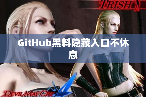 GitHub黑料隐藏入口不休息