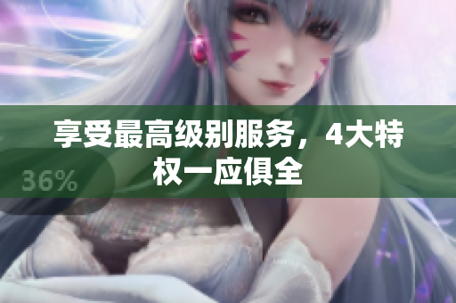 享受最高级别服务，4大特权一应俱全