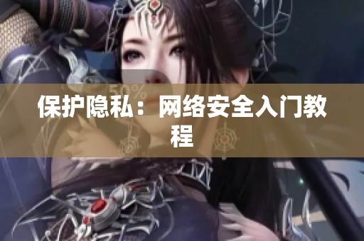 保护隐私：网络安全入门教程