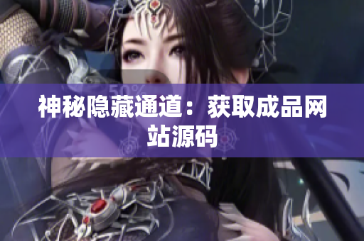 神秘隐藏通道：获取成品网站源码