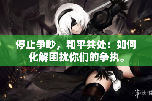 停止争吵，和平共处：如何化解困扰你们的争执。
