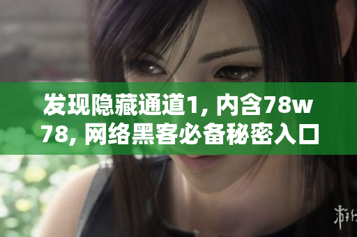 发现隐藏通道1, 内含78w78, 网络黑客必备秘密入口