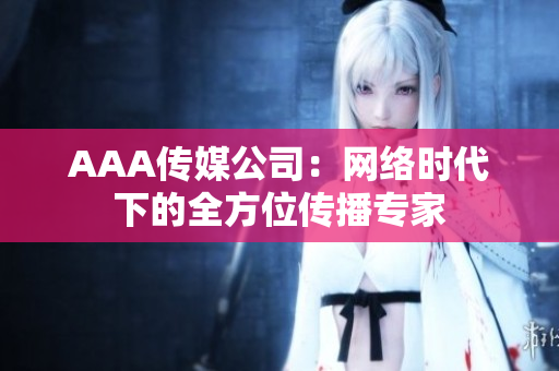 AAA传媒公司：网络时代下的全方位传播专家