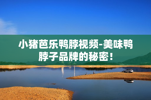 小猪芭乐鸭脖视频-美味鸭脖子品牌的秘密！