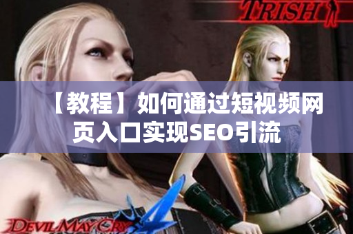 【教程】如何通过短视频网页入口实现SEO引流