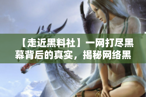 【走近黑料社】一网打尽黑幕背后的真实，揭秘网络黑产真相
