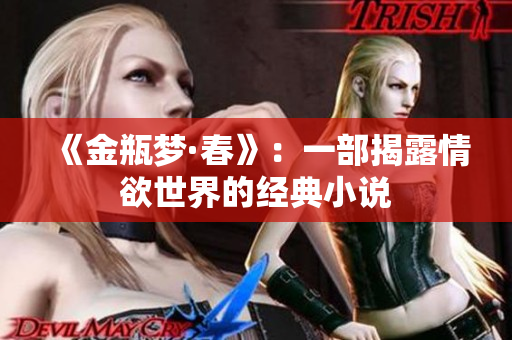 《金瓶梦·春》：一部揭露情欲世界的经典小说