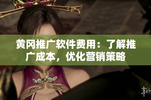 黄冈推广软件费用：了解推广成本，优化营销策略