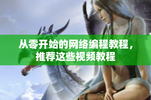 从零开始的网络编程教程，推荐这些视频教程