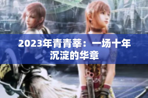 2023年青青莘：一场十年沉淀的华章