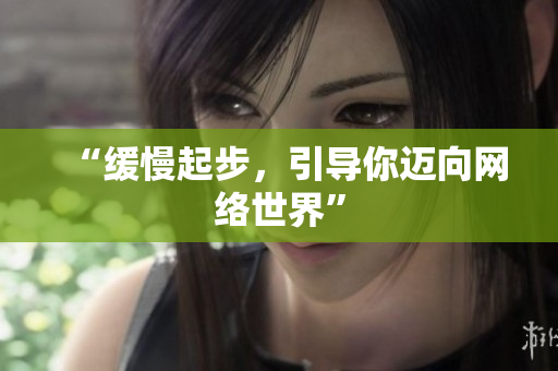 “缓慢起步，引导你迈向网络世界”