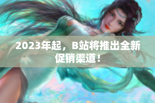 2023年起，B站将推出全新促销渠道！