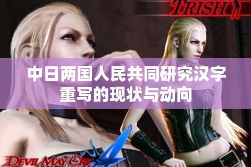中日两国人民共同研究汉字重写的现状与动向