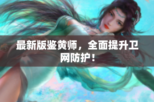 最新版鉴黄师，全面提升卫网防护！