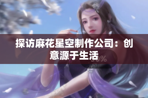 探访麻花星空制作公司：创意源于生活