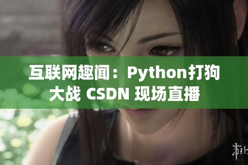 互联网趣闻：Python打狗大战 CSDN 现场直播