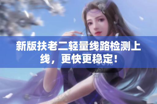 新版扶老二轻量线路检测上线，更快更稳定！