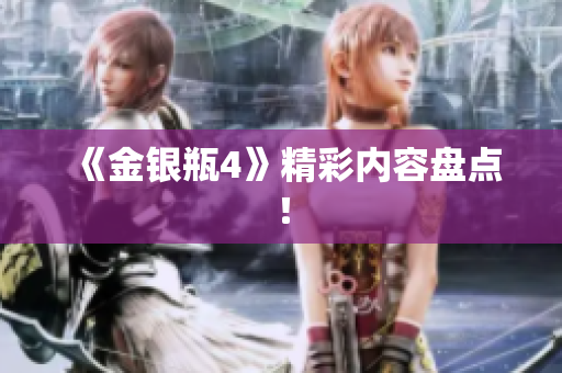 《金银瓶4》精彩内容盘点！