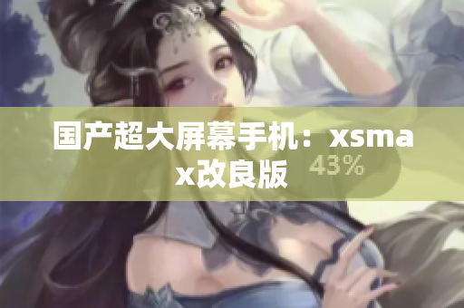 国产超大屏幕手机：xsmax改良版