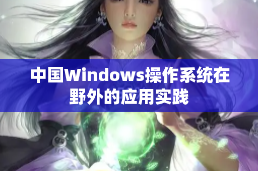 中国Windows操作系统在野外的应用实践