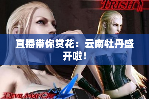 直播带你赏花：云南牡丹盛开啦！