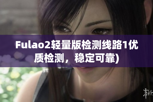 Fulao2轻量版检测线路1优质检测，稳定可靠)