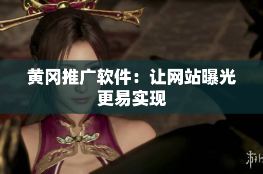 黄冈推广软件：让网站曝光更易实现