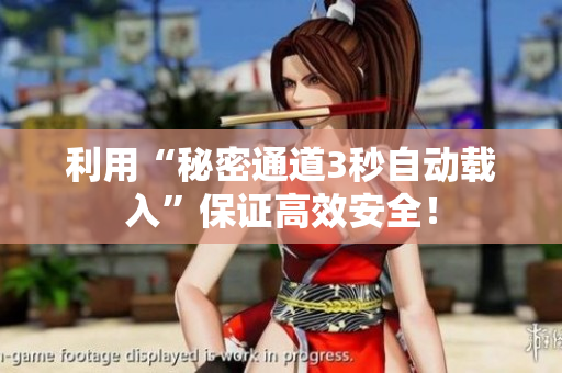 利用“秘密通道3秒自动载入”保证高效安全！