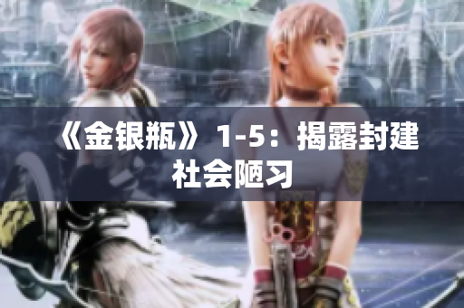 《金银瓶》 1-5：揭露封建社会陋习