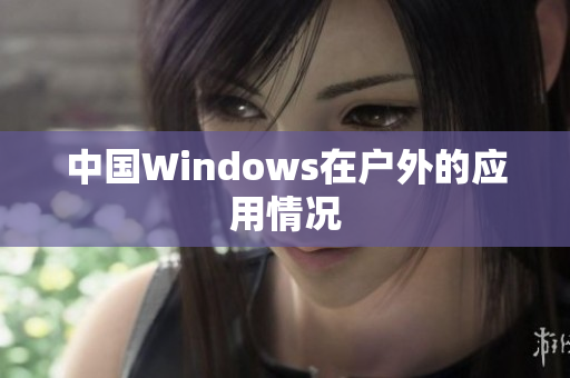 中国Windows在户外的应用情况