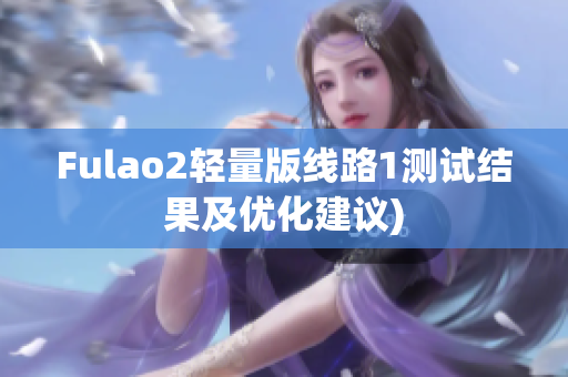 Fulao2轻量版线路1测试结果及优化建议)