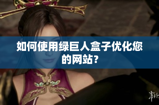 如何使用绿巨人盒子优化您的网站？